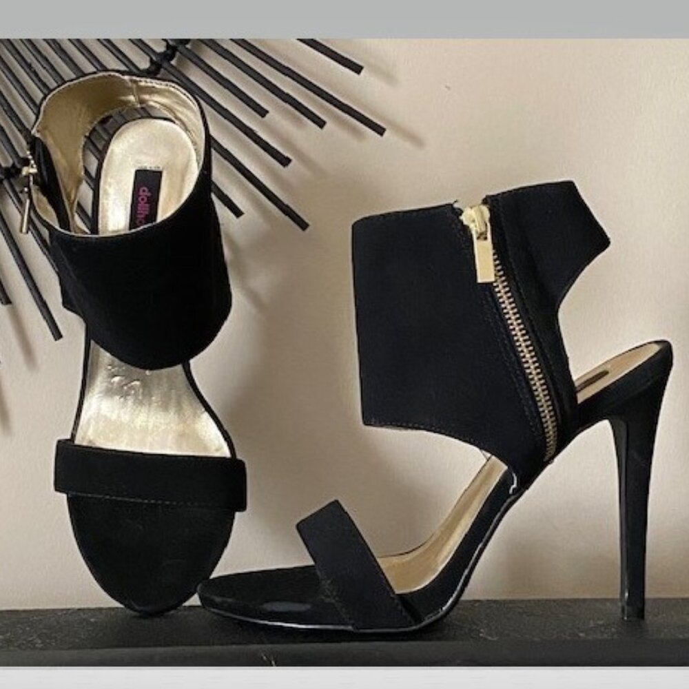 Dollhouse Wide Ankle Strap High Heels